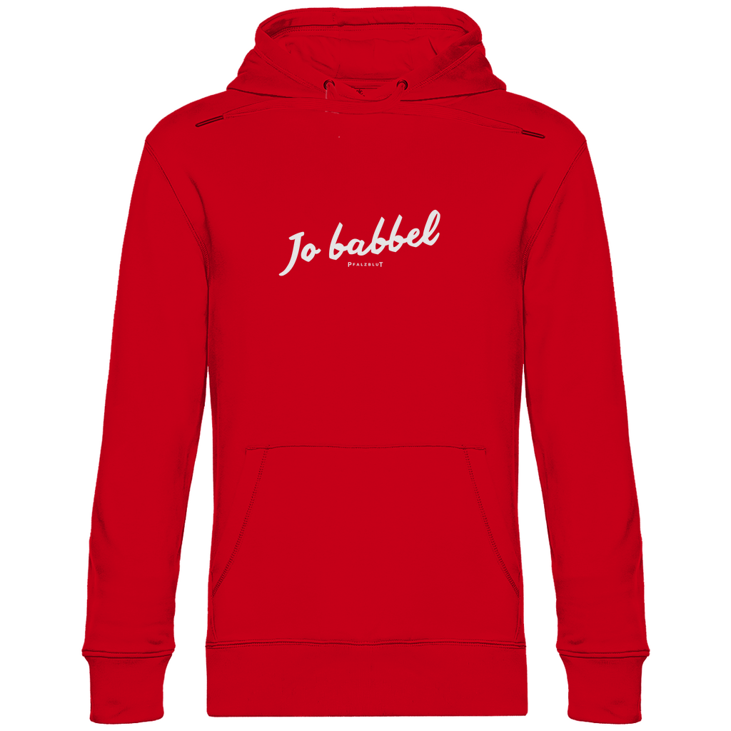 Herren Hoodie "Jo babbel"