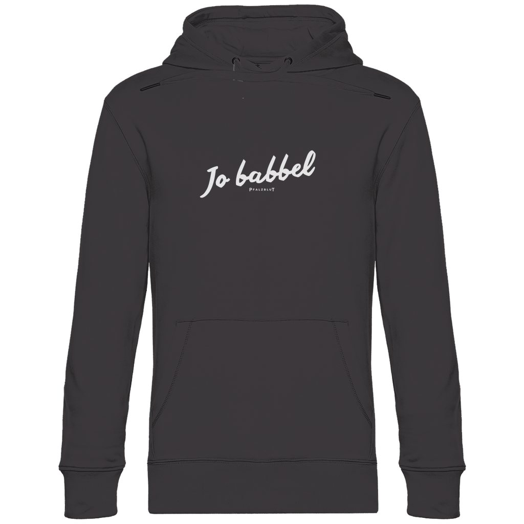 Herren Hoodie "Jo babbel"