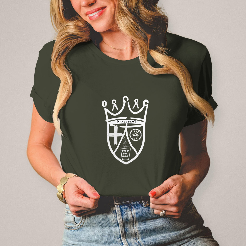 Damen T-Shirt "Pfalzblut Wappen"