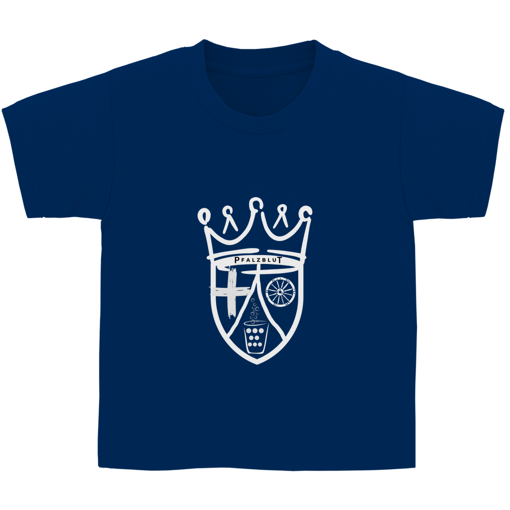 Kinder Basic T-Shirt "Pfalzblut Wappen"