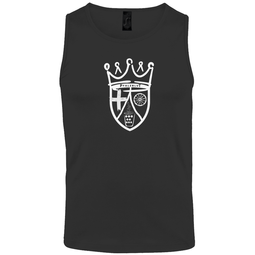 Herren Basic Tank Top "Pfalzblut Wappen"