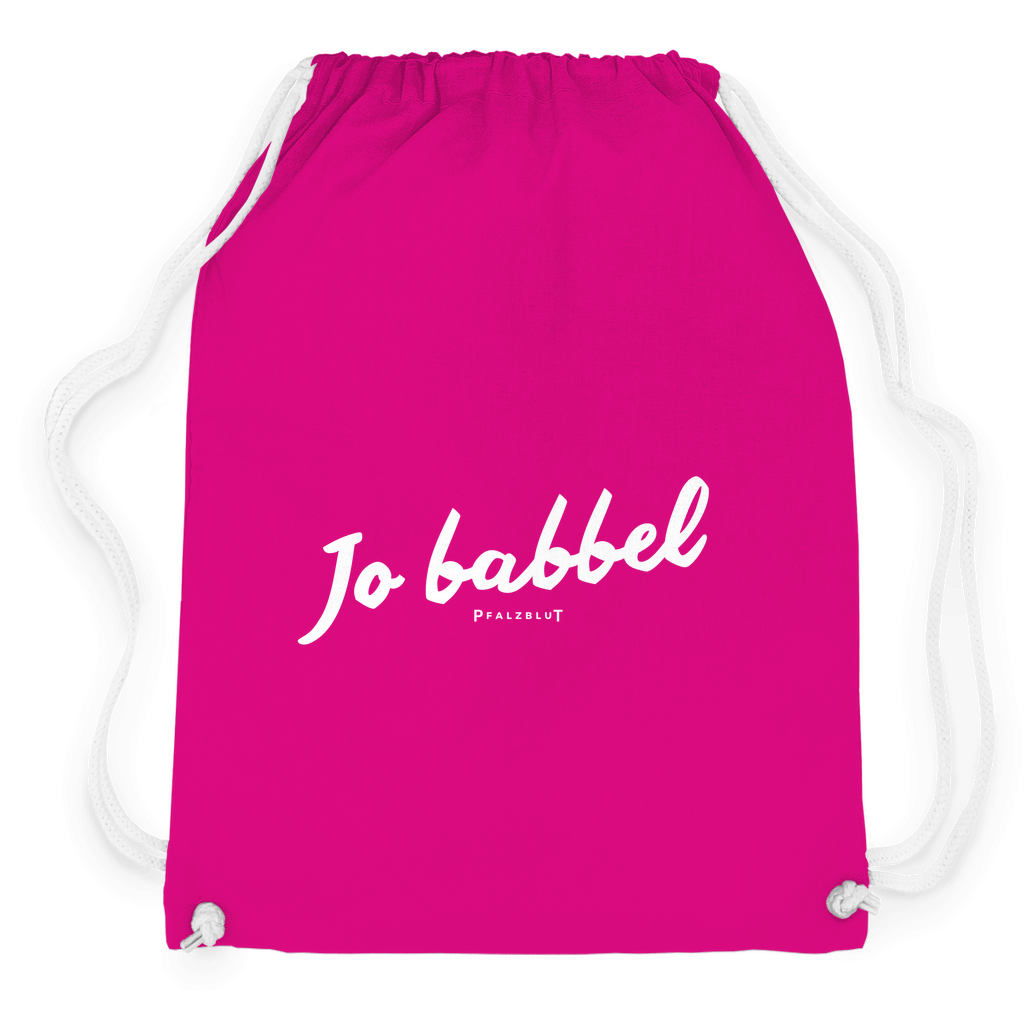 Turnbeutel "Jo babbel"