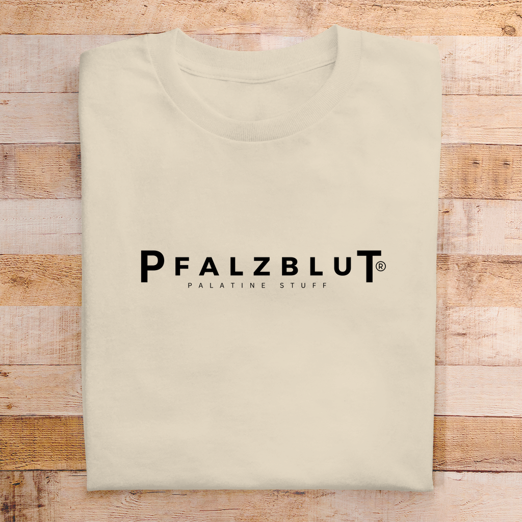 Herren T-Shirt Pfalzblut Logo Schwarz