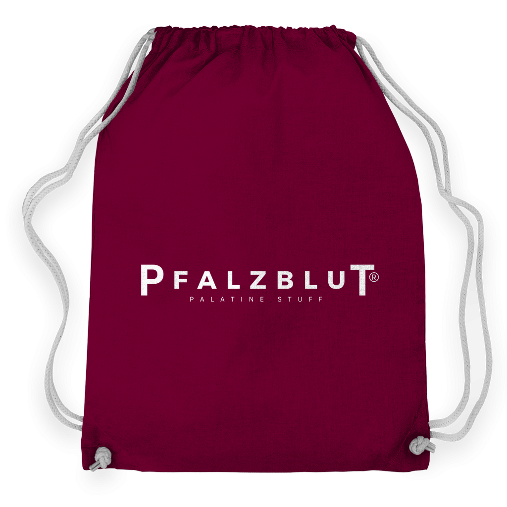 Turnbeutel Pfalzblut Logo Weiss