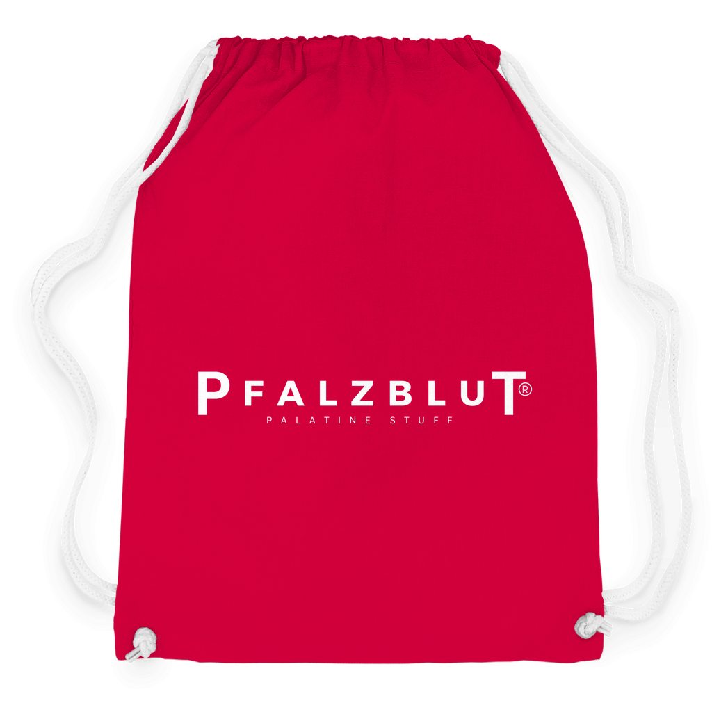 Turnbeutel Pfalzblut Logo Weiss