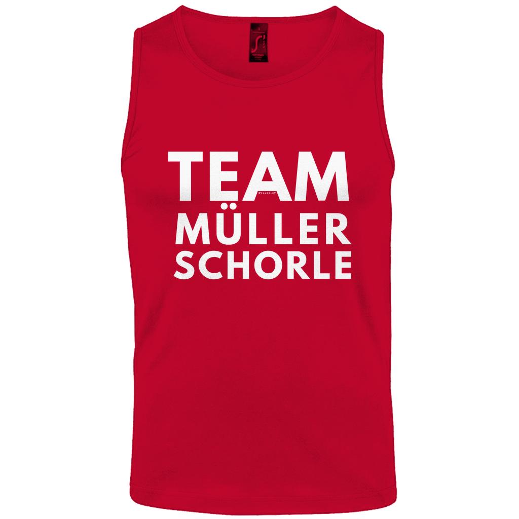 Herren Basic Tank Top "Team Müller Schorle"