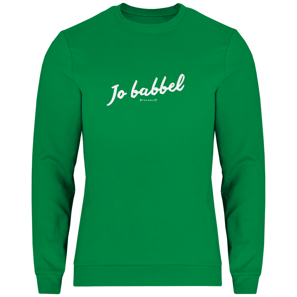 Herren Sweatshirt "Jo babbel"