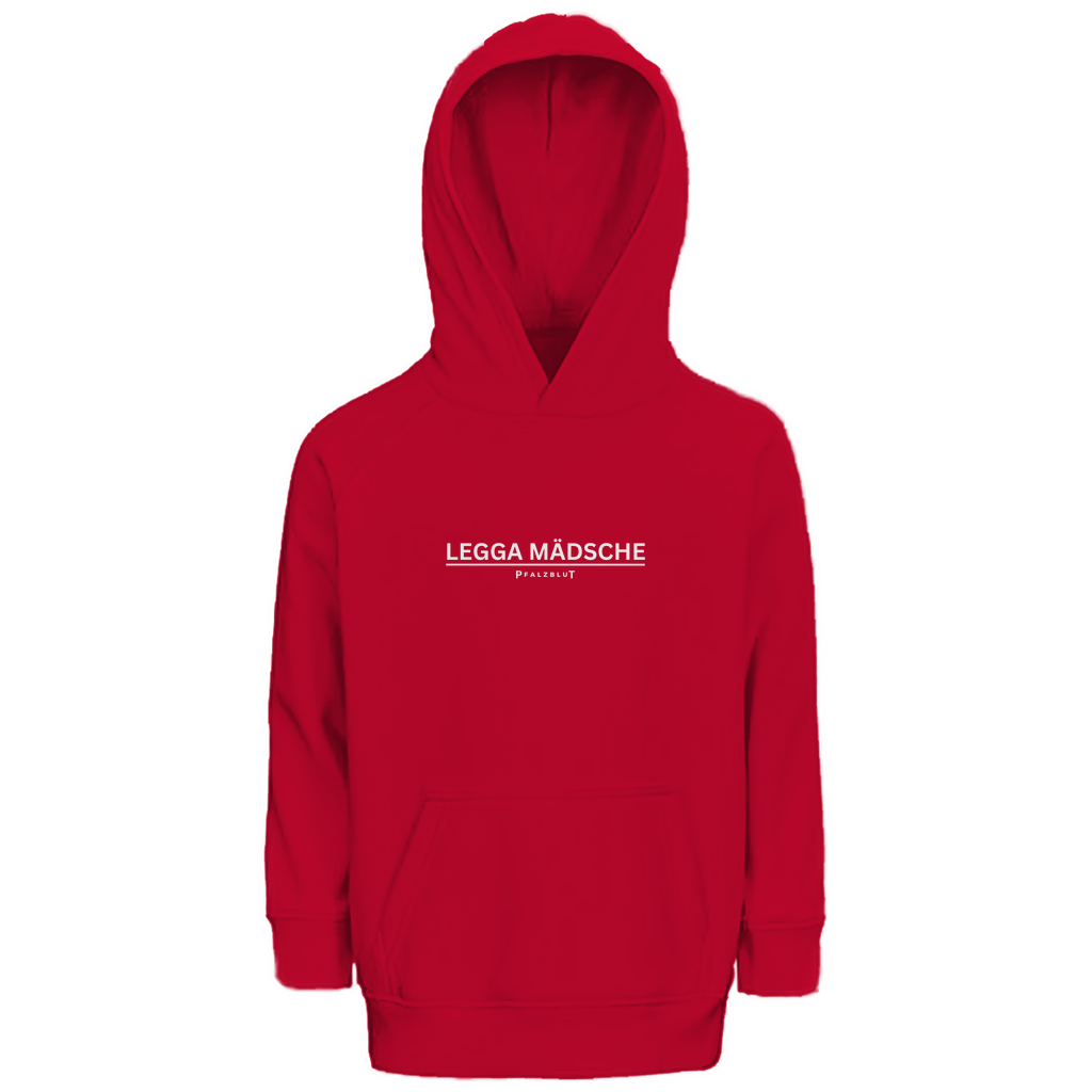 Kinder Premium Bio Hoodie "Legga Mädsche"