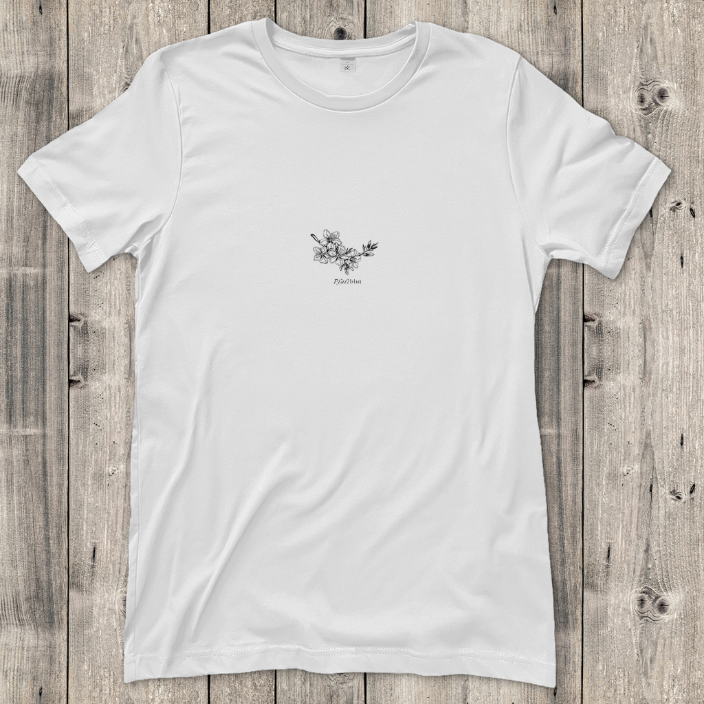 Damen T-Shirt "Mandelblüte Zeichnung"