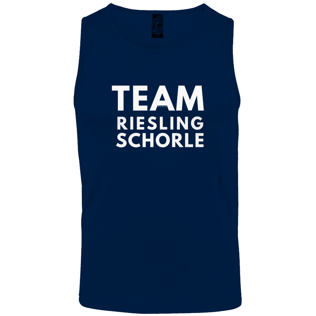 Herren Basic Tank Top "Team Riesling Schorle"