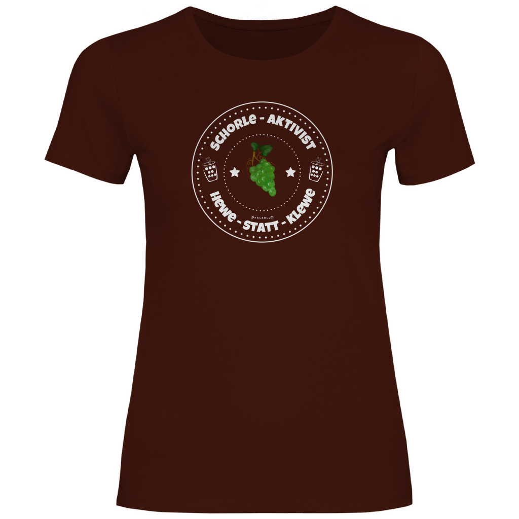 Damen T-Shirt Pfalzblut " Hewe statt Klewe"