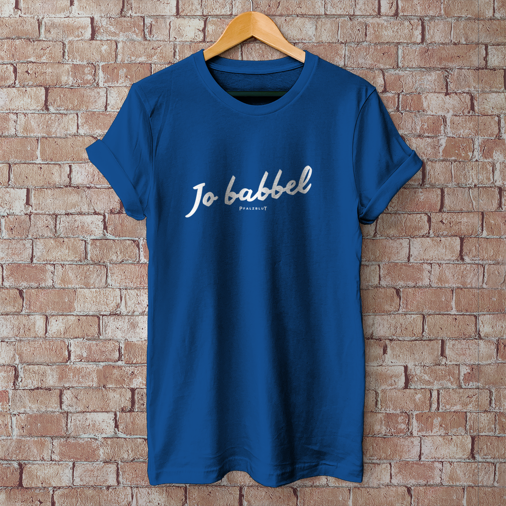 Herren T-Shirt "Jo babbel"