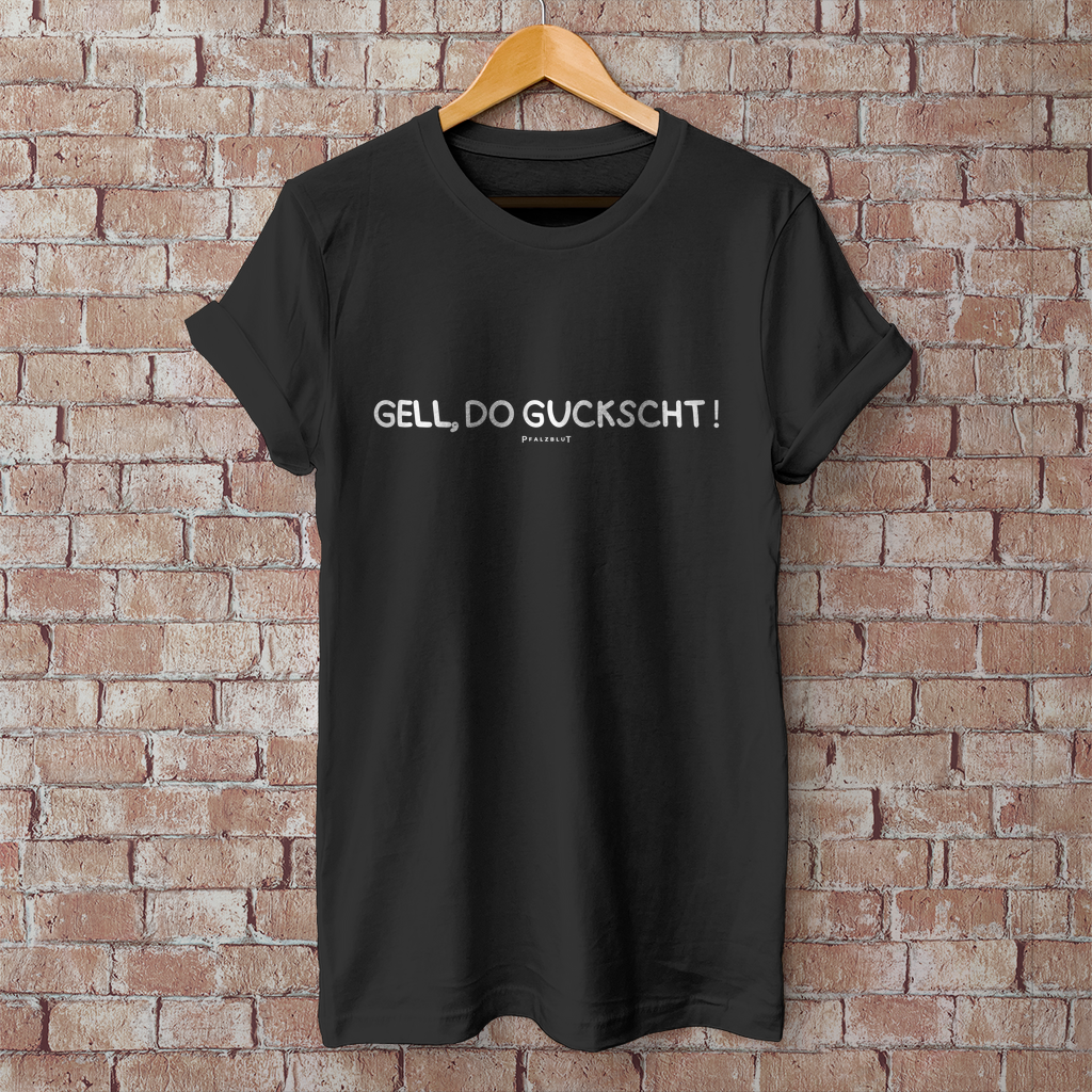 Herren T-Shirt "Gell, do guckscht"