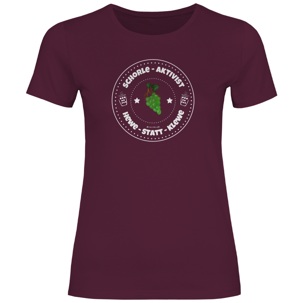 Damen T-Shirt Pfalzblut " Hewe statt Klewe"