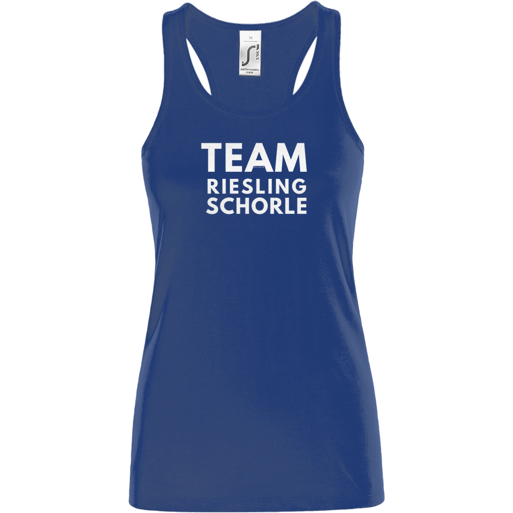 Damen Basic Tank Top "Team Riesling Schorle"