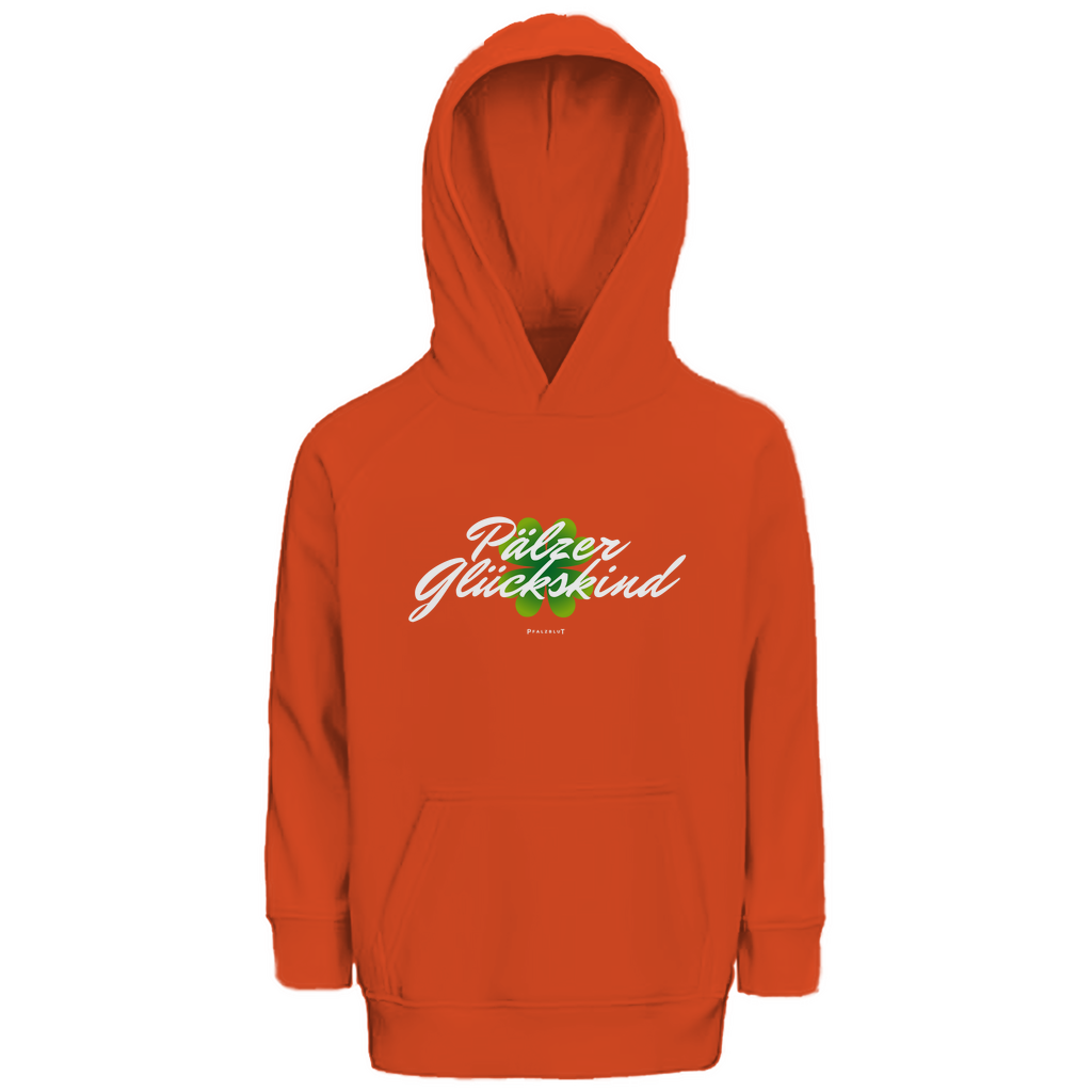 Kinder Premium Bio Hoodie " Pälzer Glückskind"