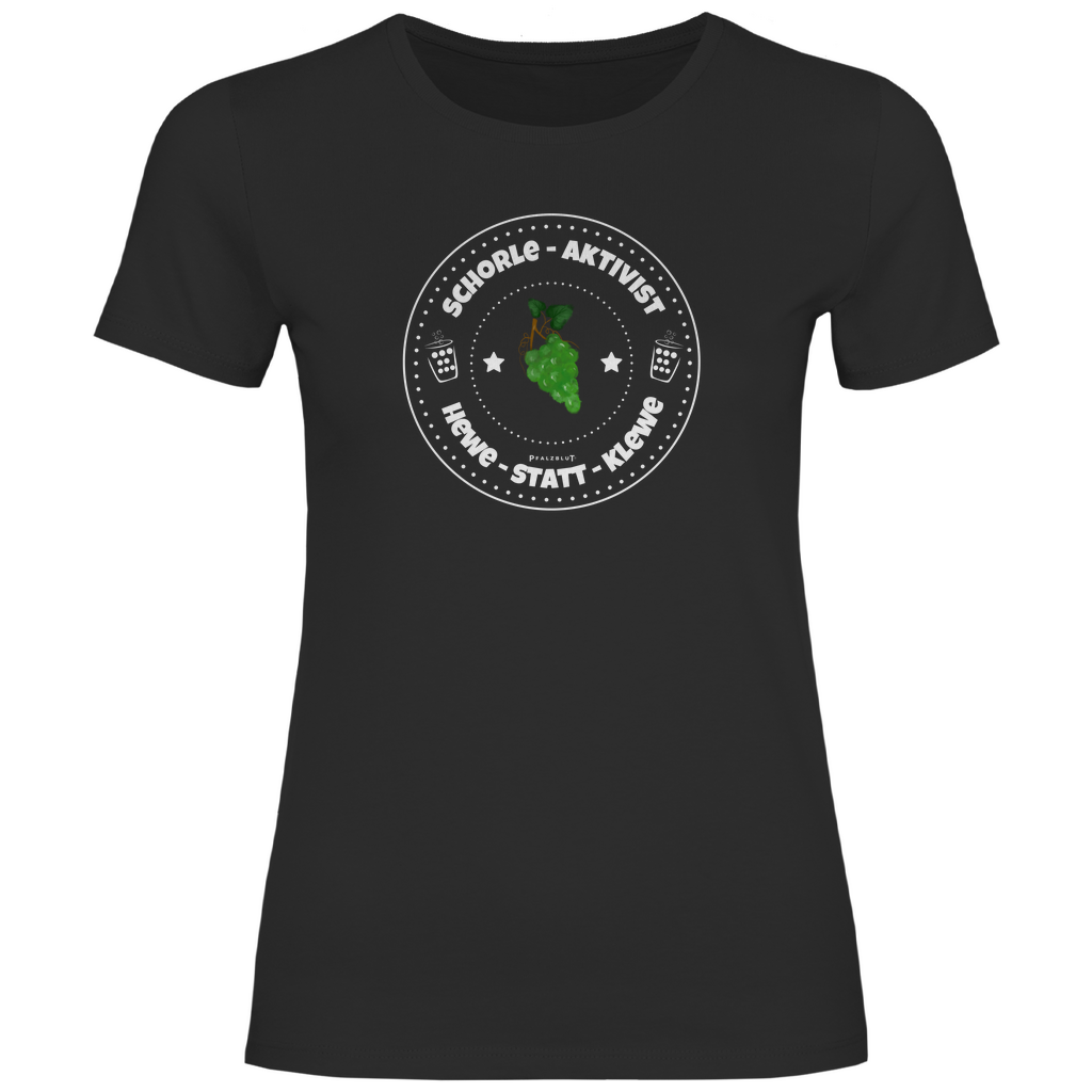 Damen T-Shirt Pfalzblut " Hewe statt Klewe"