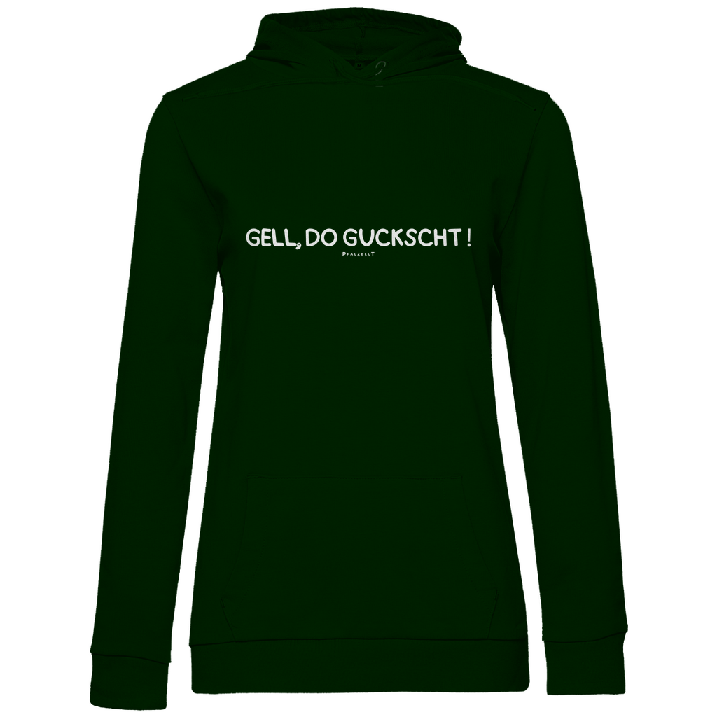Damen Hoodie "Gell, do guckscht"