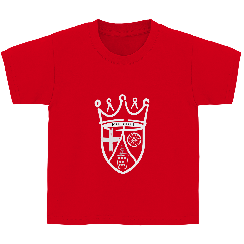 Kinder Basic T-Shirt "Pfalzblut Wappen"