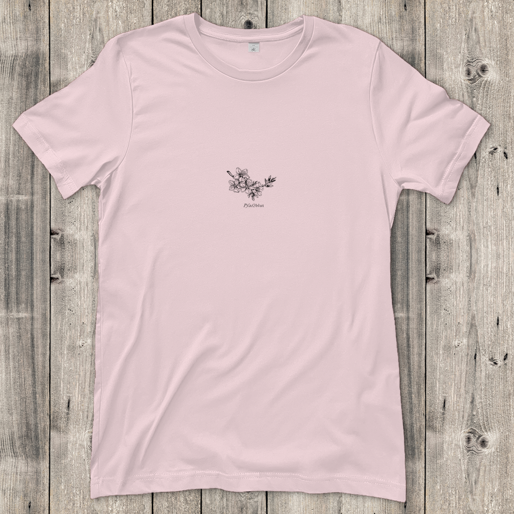 Damen T-Shirt "Mandelblüte Zeichnung"