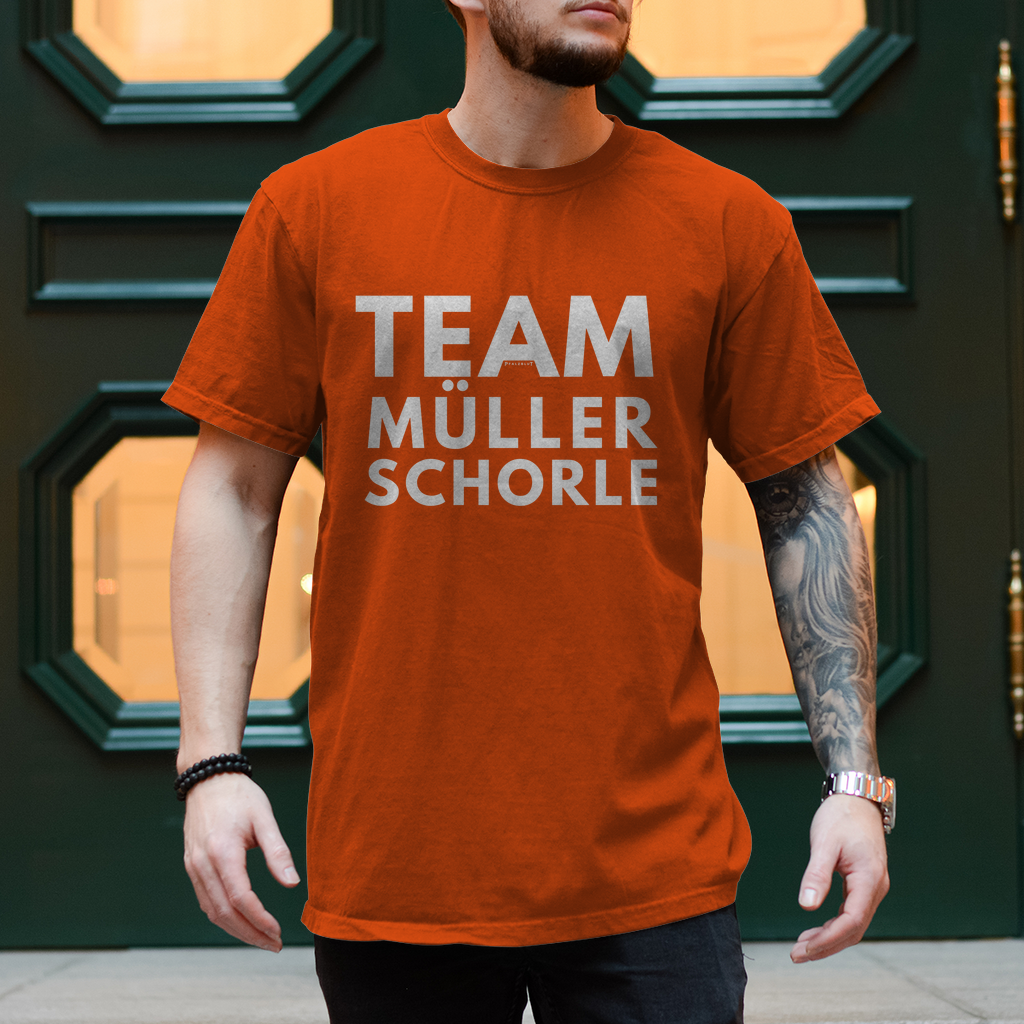 Herren T-Shirt "Team Müller Schorle"