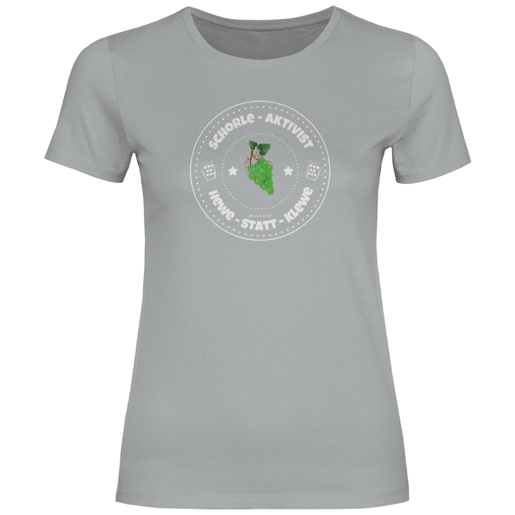 Damen T-Shirt Pfalzblut " Hewe statt Klewe"
