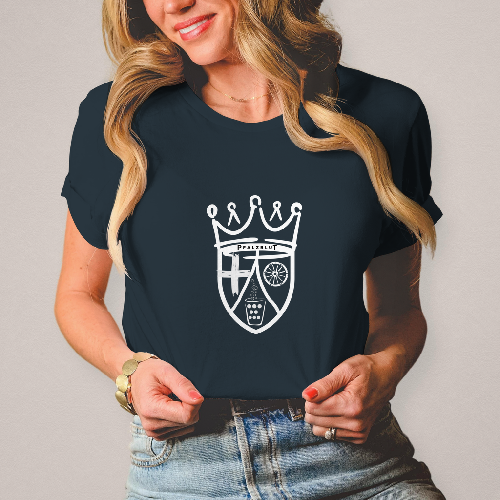 Damen T-Shirt "Pfalzblut Wappen"