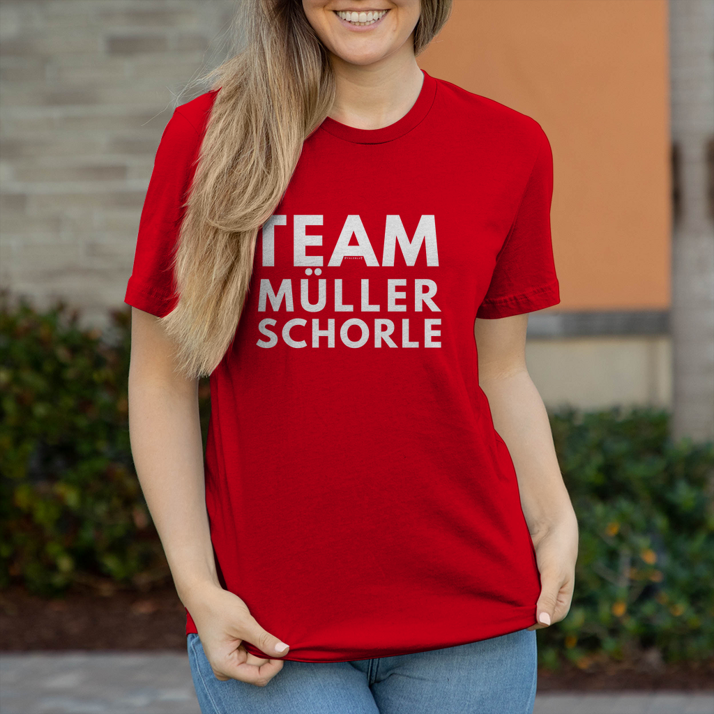 Damen T-Shirt "Team Müller Schorle"
