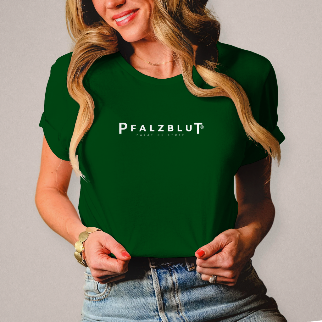 Damen T-Shirt Pfalzblut Logo Weiss