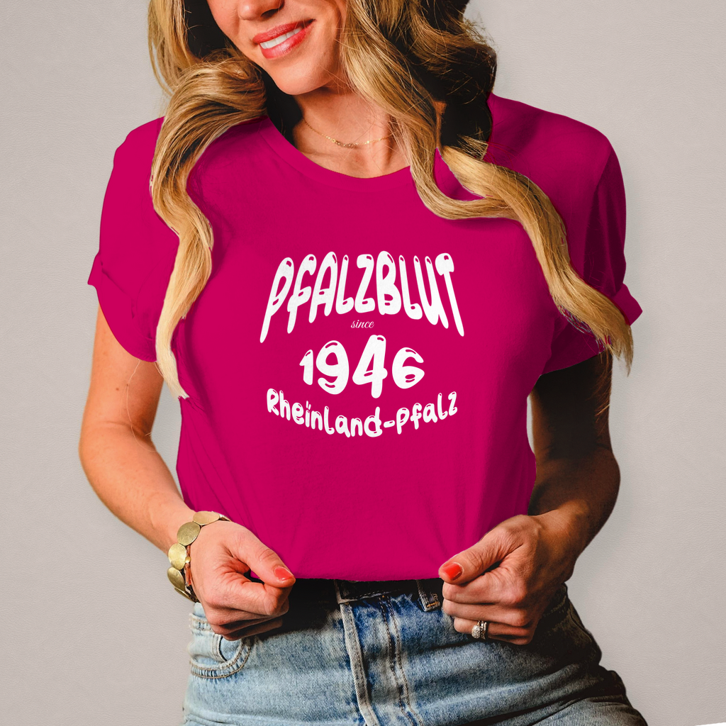 Damen T-Shirt "Pfalzblut RLP"