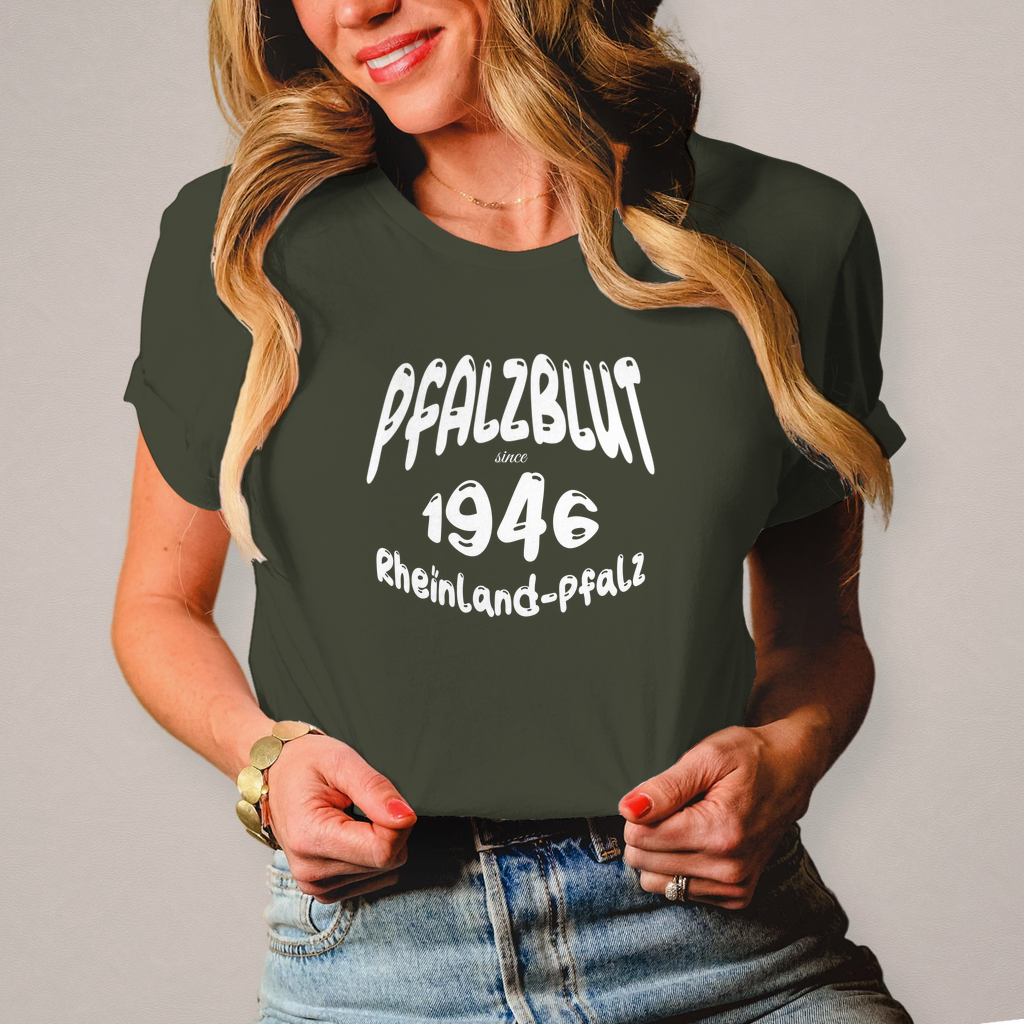 Damen T-Shirt "Pfalzblut RLP"