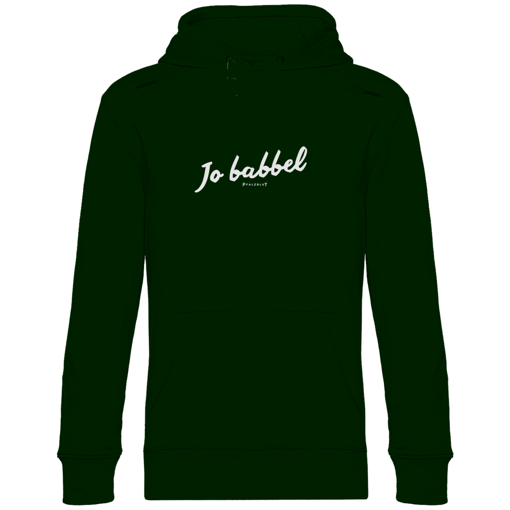 Herren Hoodie "Jo babbel"
