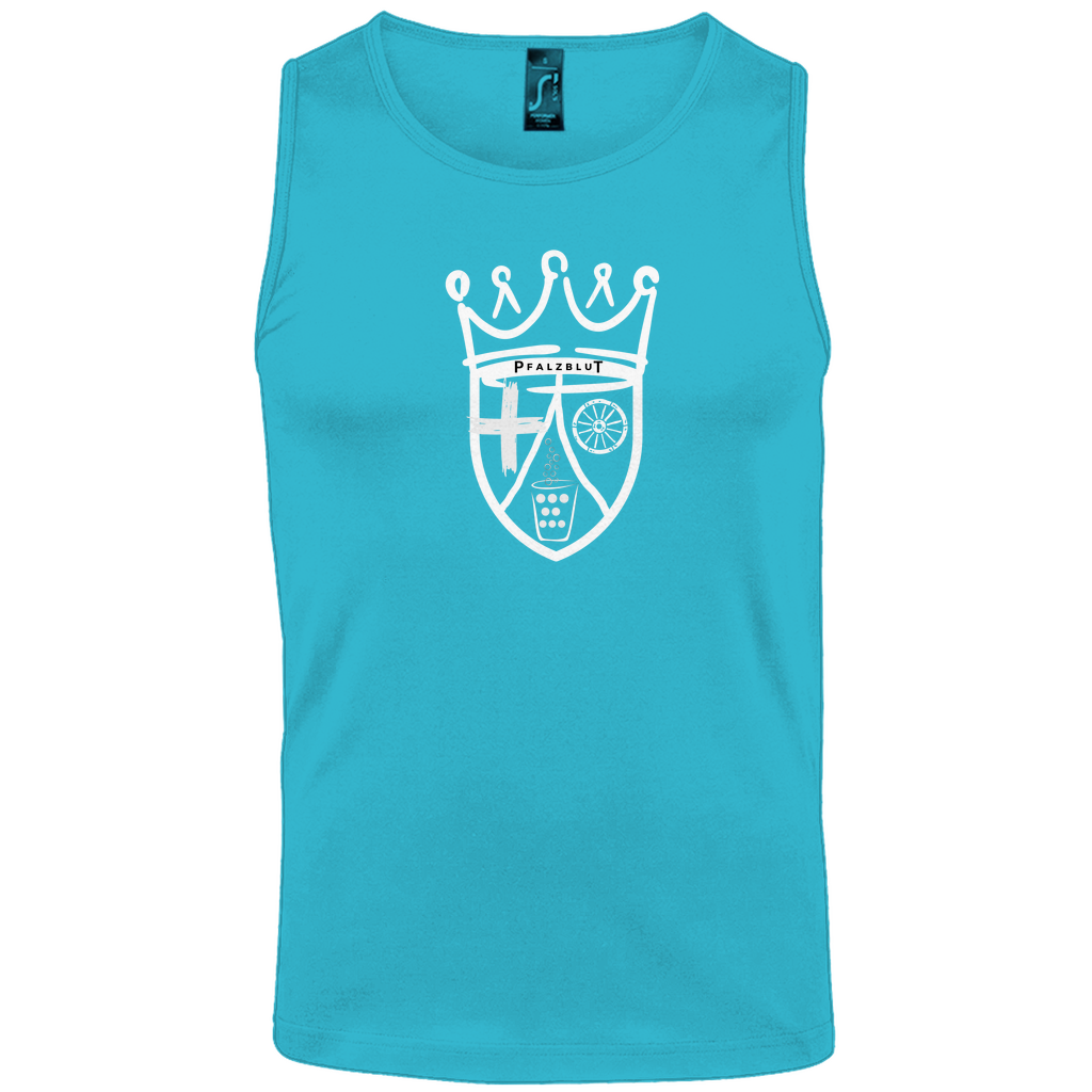 Herren Basic Tank Top "Pfalzblut Wappen"