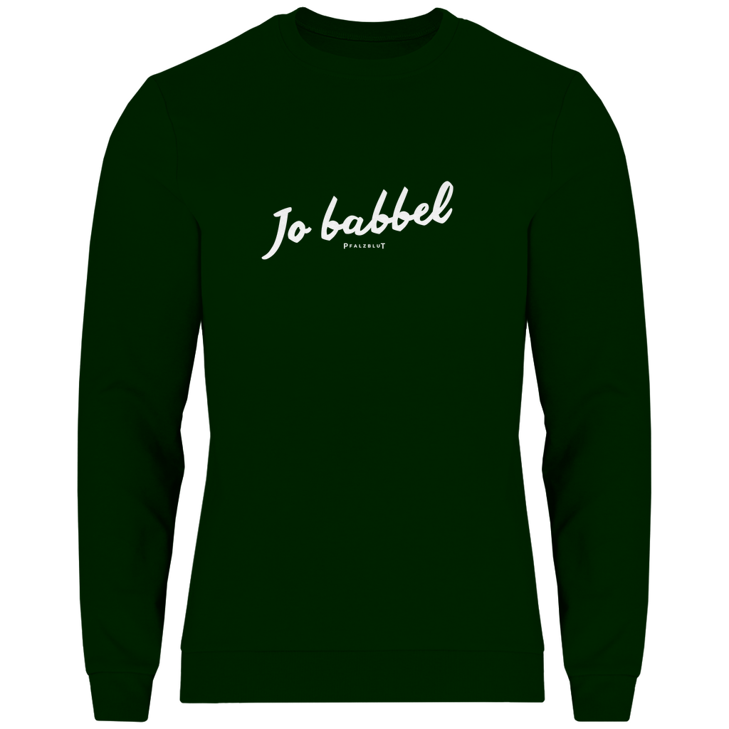 Herren Sweatshirt "Jo babbel"