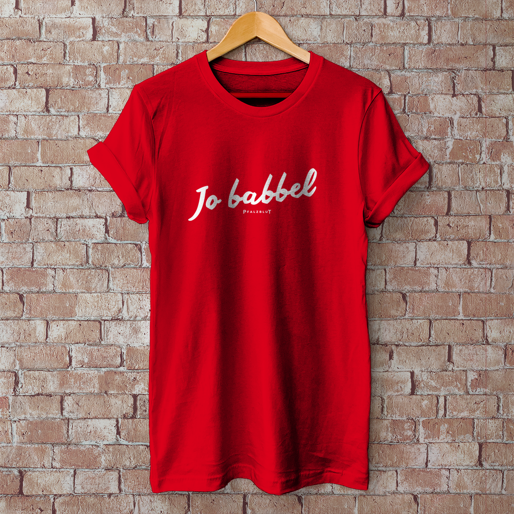 Herren T-Shirt "Jo babbel"