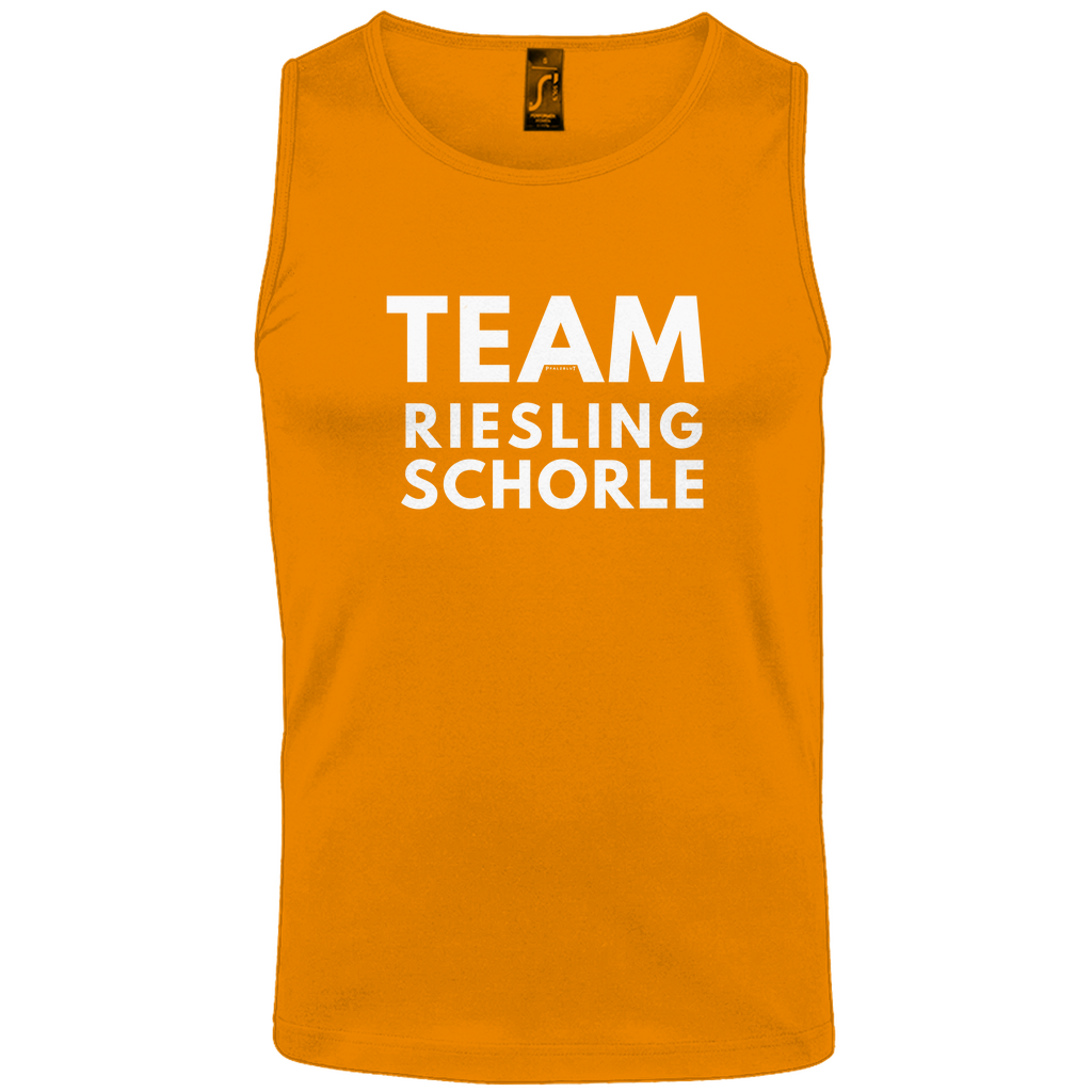 Herren Basic Tank Top "Team Riesling Schorle"
