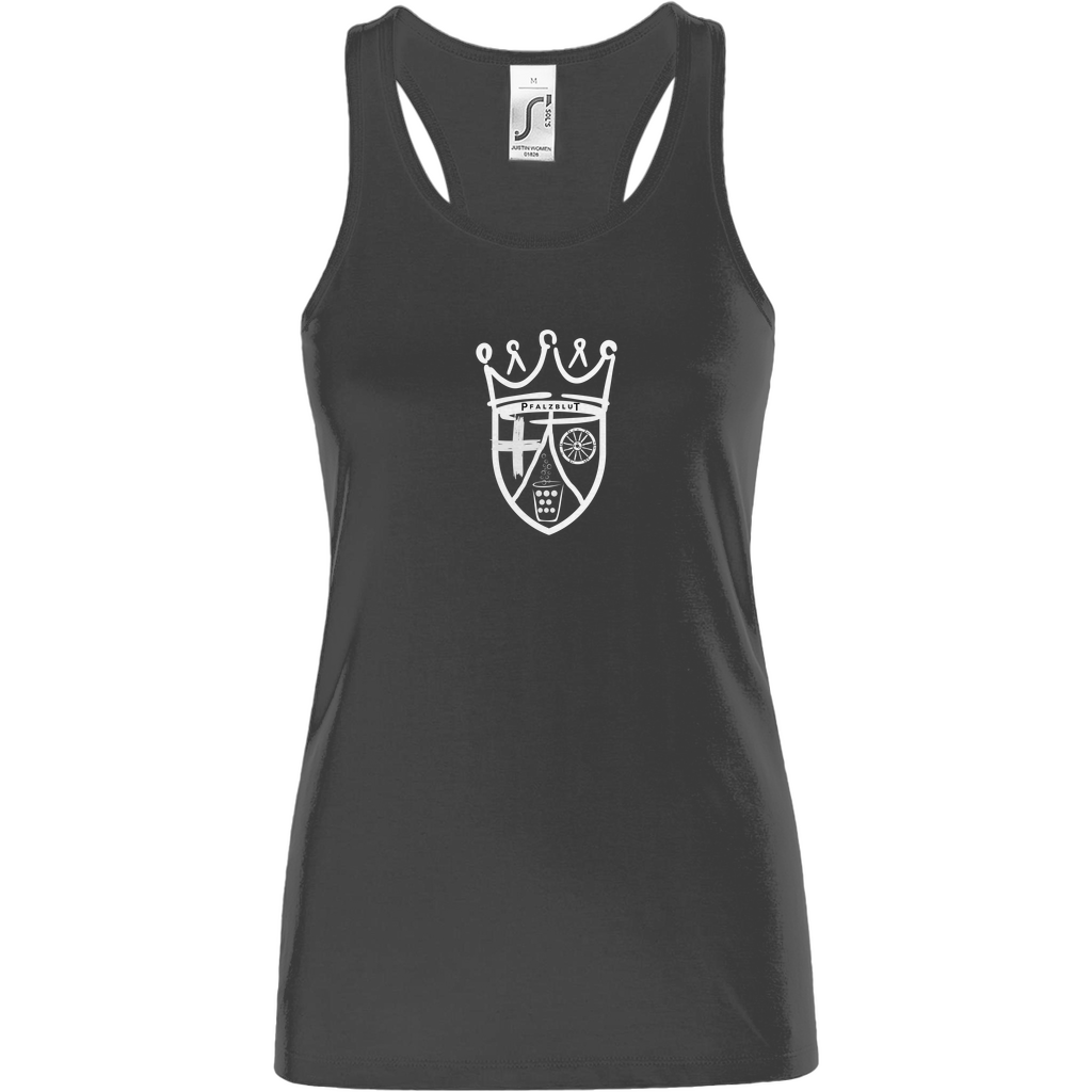 Damen Basic Tank Top "Pfalzblut Wappen"