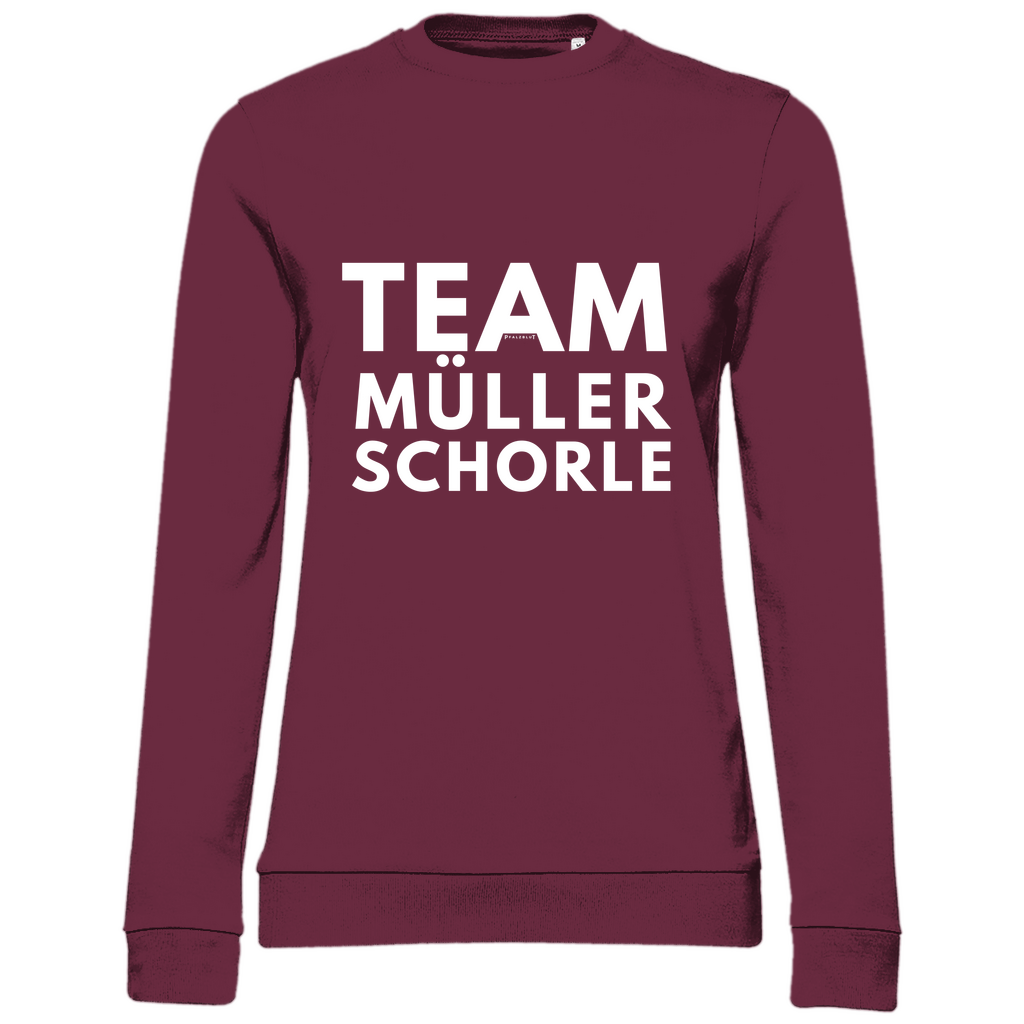 Damen Sweatshirt "Team Müller Schorle"