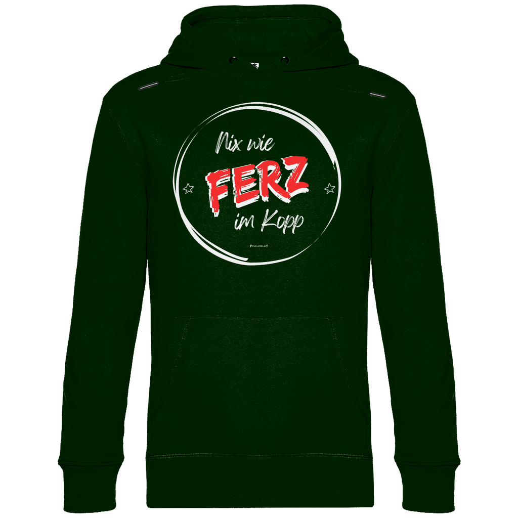 Herren Hoodie "Nix wie Ferz im Kopp"