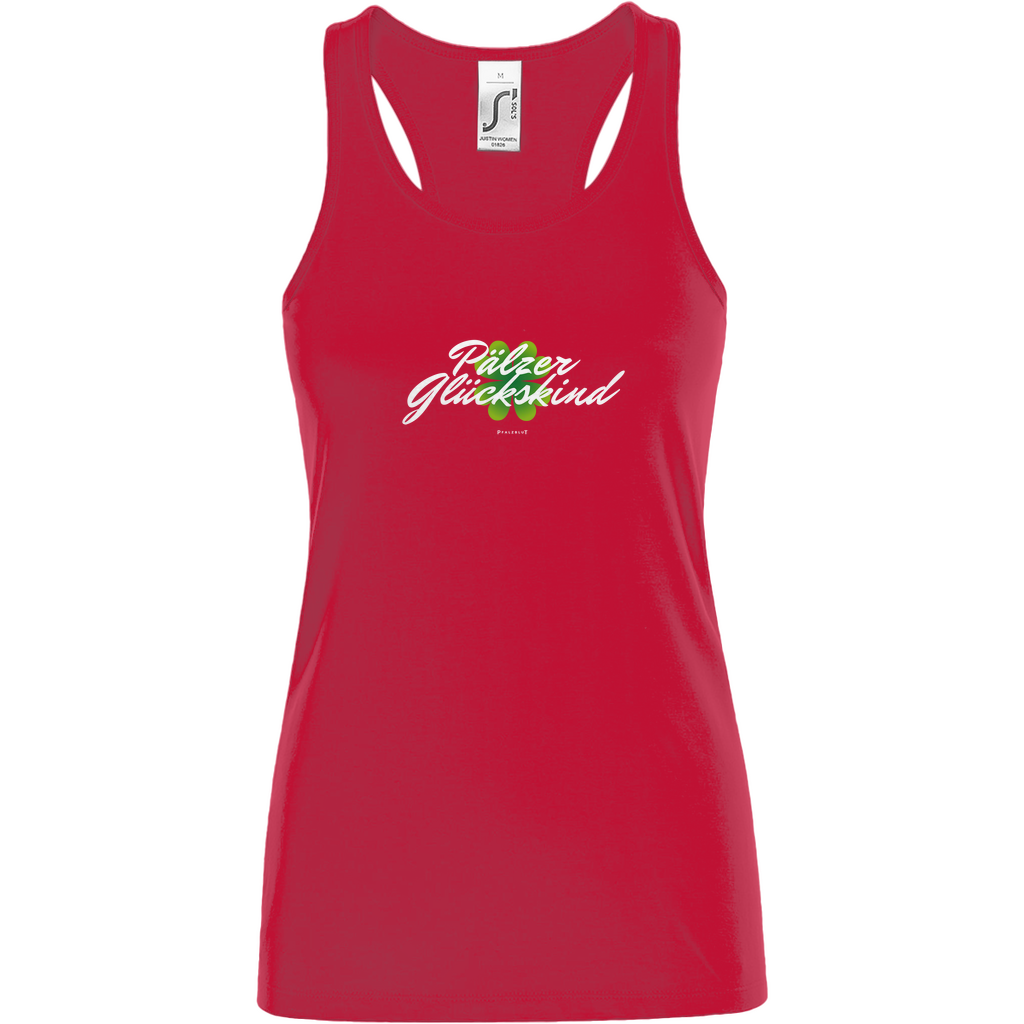 Damen Basic Tank Top "Pälzer Glückskind"