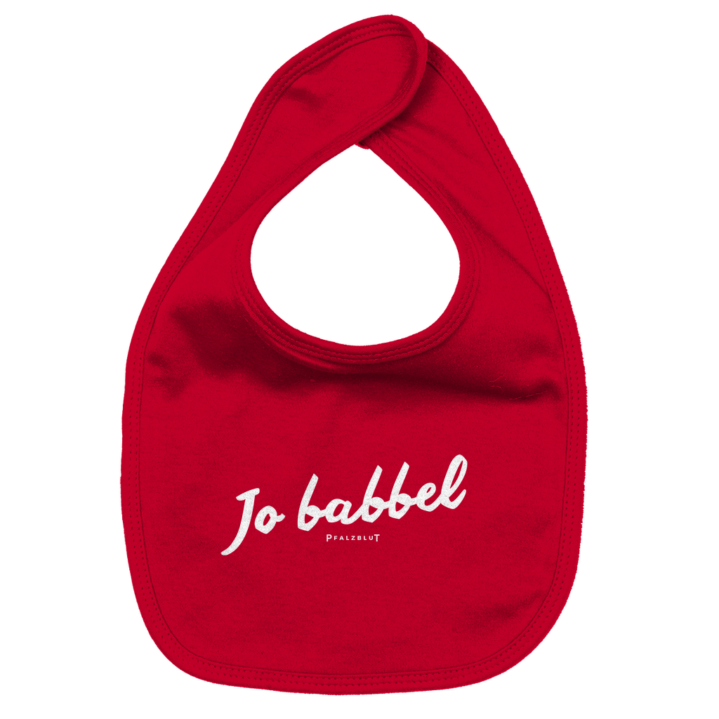 Kinder Bio Lätzchen "Jo babbel"