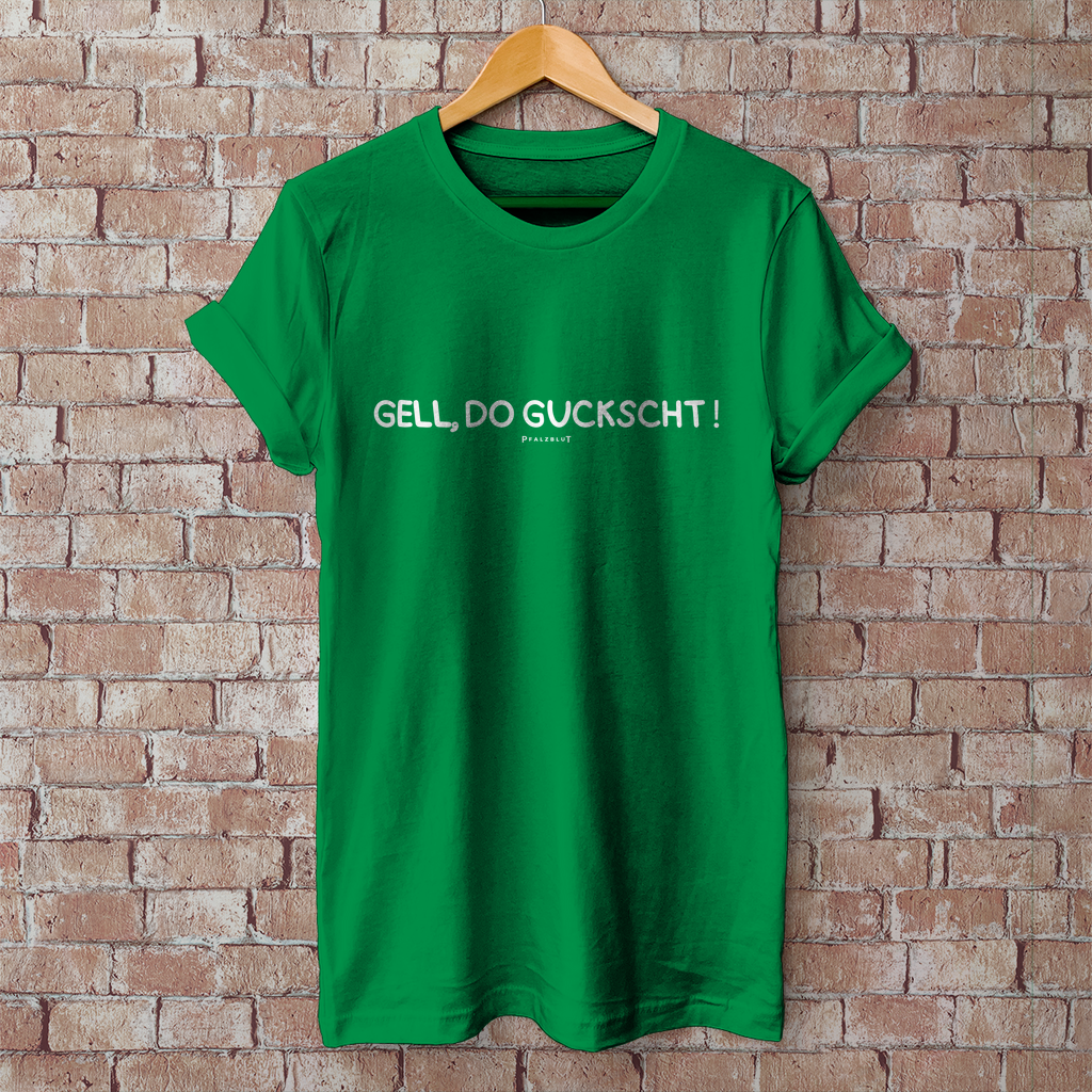 Herren T-Shirt "Gell, do guckscht"