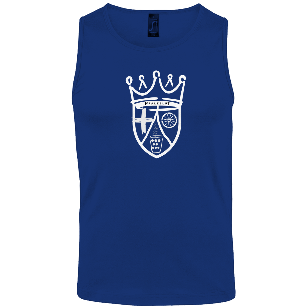 Herren Basic Tank Top "Pfalzblut Wappen"