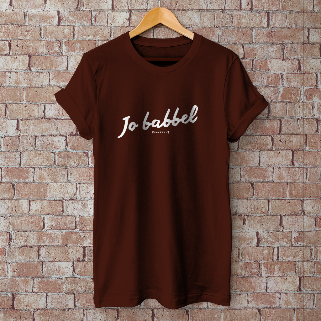 Herren T-Shirt "Jo babbel"