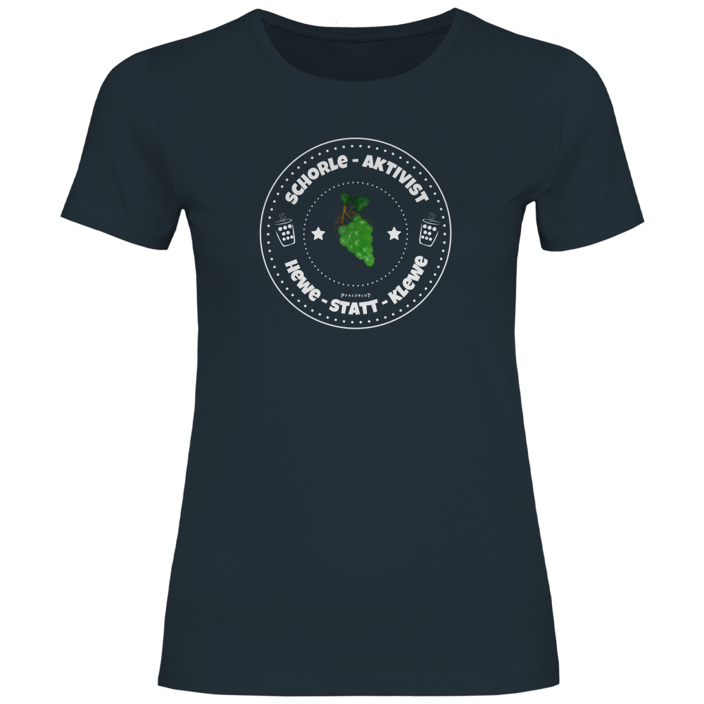 Damen T-Shirt Pfalzblut " Hewe statt Klewe"