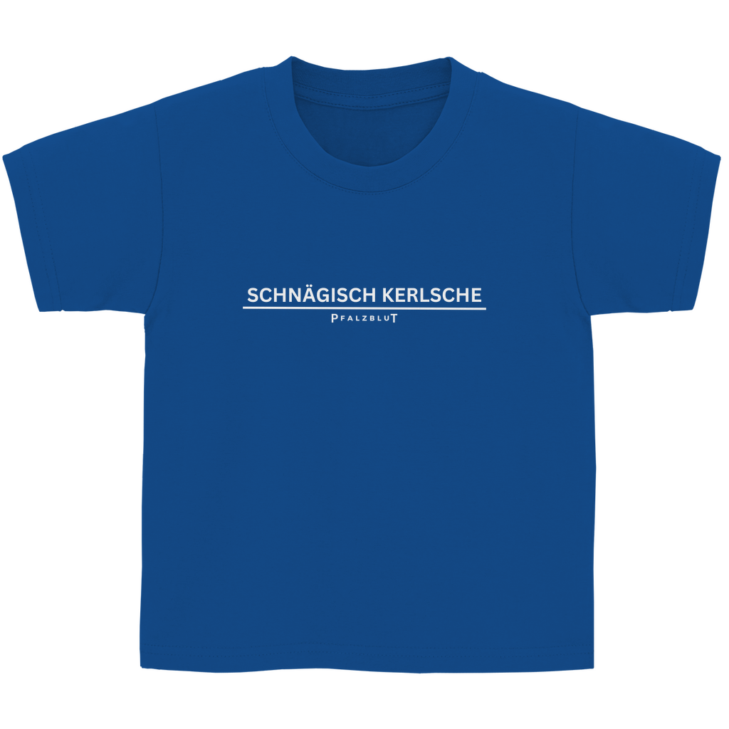 Kinder Basic T-Shirt "Schnägisch Kerlsche"