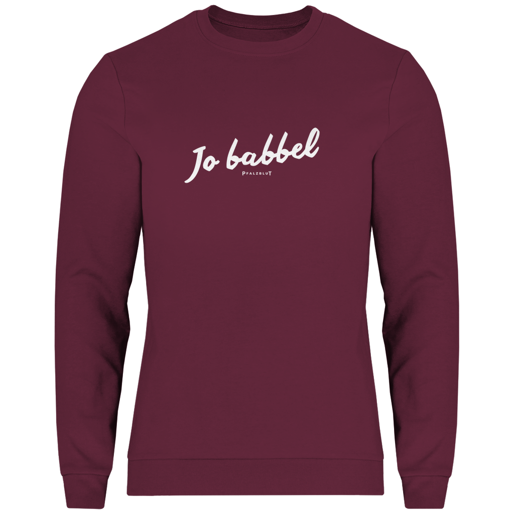 Herren Sweatshirt "Jo babbel"