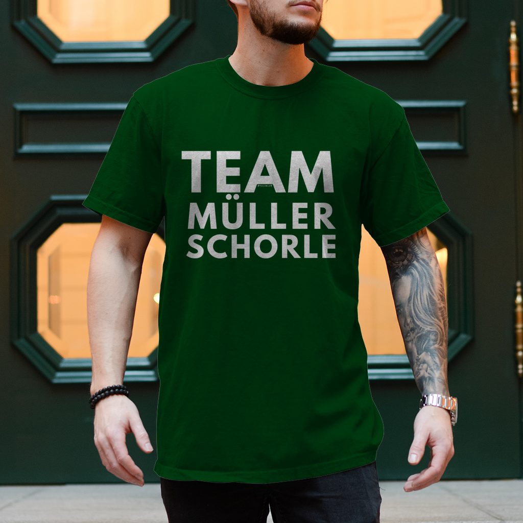 Herren T-Shirt "Team Müller Schorle"