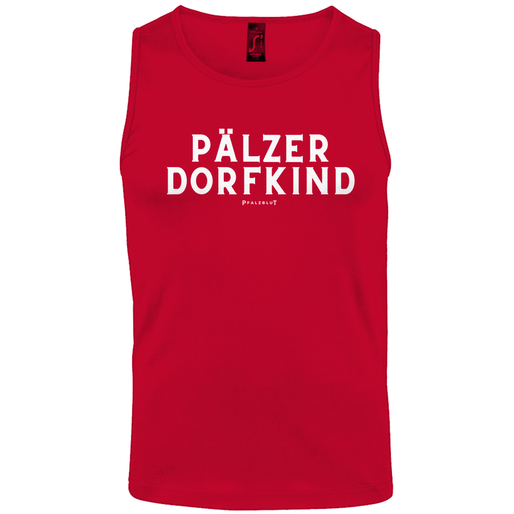 Herren Basic Tank Top "Pälzer Dorfkind"