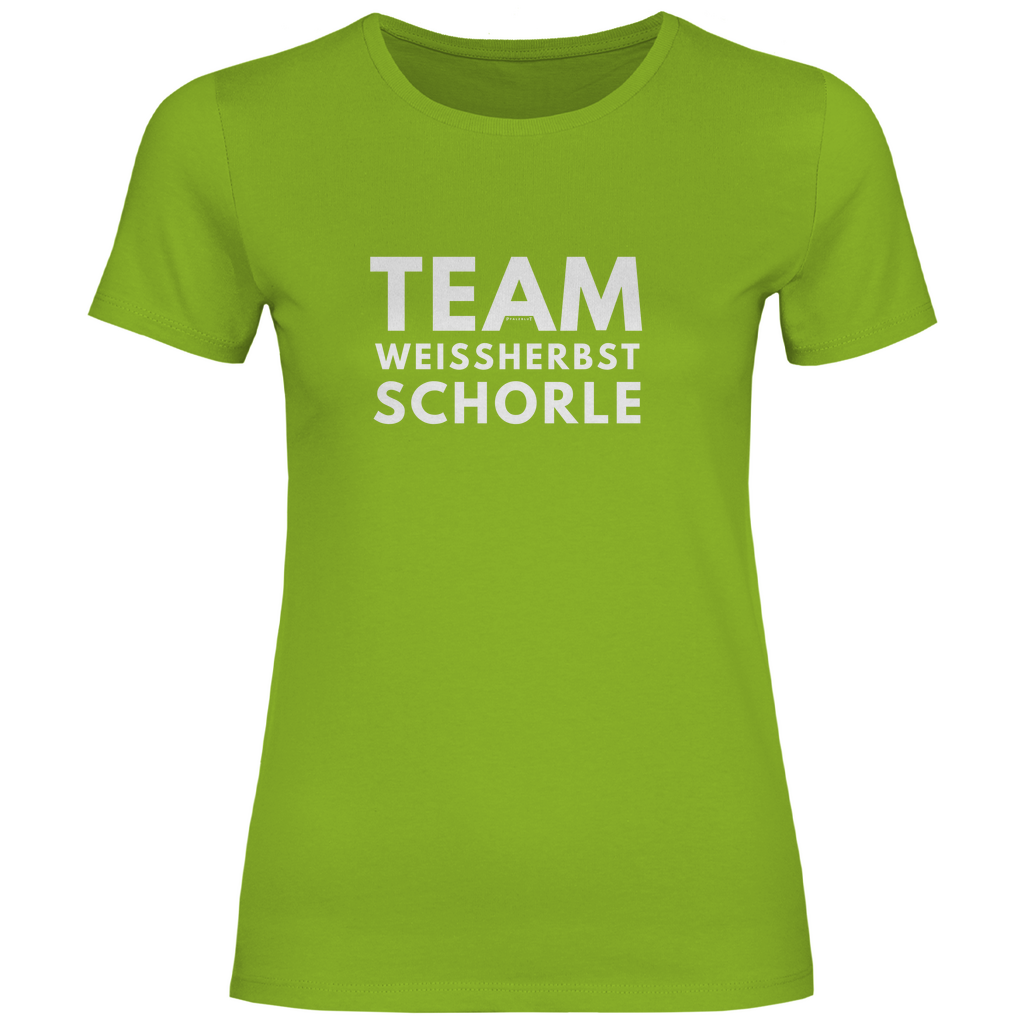 Damen T-Shirt "Team Weissherbst Schorle"